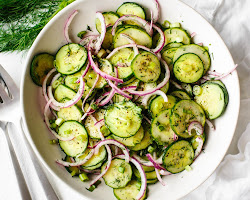 Cucumbers for salad