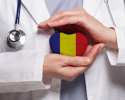 Doctor using medical AI in Romanian
