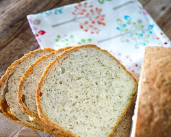 Healthy bread with chia seeds